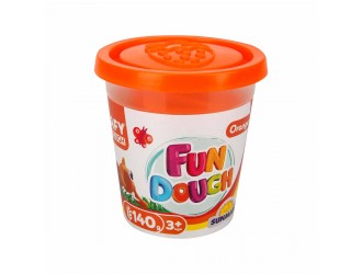 Паста для лепки коробка оранжевого цвета 140 гр Crafy Dough