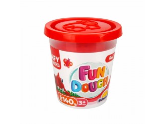 Красная паста для лепки, коробка 140гр Crafy Dough