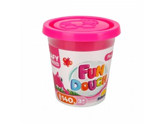 Cutie pasta de modelat culoare roz 140gr Crafy Dough