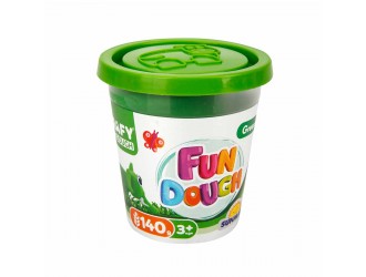 Паста для лепки зеленая 140гр Crafy Dough