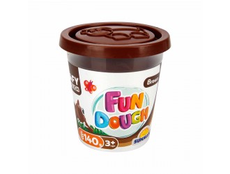 Коричневая паста для лепки 140гр Crafy Dough