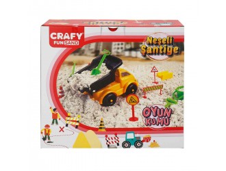 Набор кинетического песка "Строительство" 14 эл. Crafy Sand 2 x 250 гр.