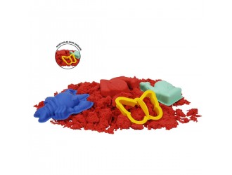 Кинетический песок Красный 500гр. Crafy Sand