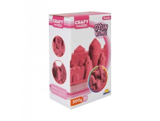 Кинетический песок Розовый 500гр. Crafy Sand