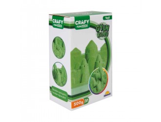 Nisip kinetic Verde 500g. Crafy Sand