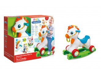 Balansoar Calut cu roti 3 in 1 cu sunete Clementoni 61785