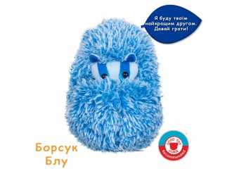 3710 Интерактивная пушистая игрушка Blue Badger, Curlimals с 50 звуками и сенсорными реакциями