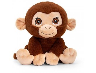 Jucarie de plus maimuta Monkey 25cm Keeleco Adoptable World