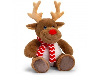 Jucarie de plus Ren cu fular 20cm Keeleco Reindeer