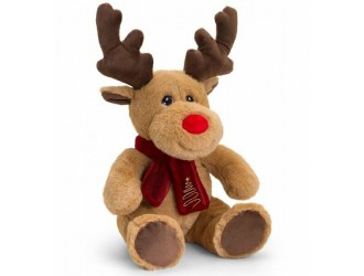 Олень плюшевая игрушка с шарфом 25см Keeleco Reindeer