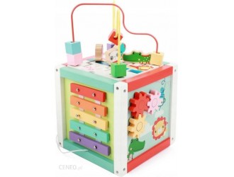 Cub din lemn 5in1 cu activitati Fisher-Price