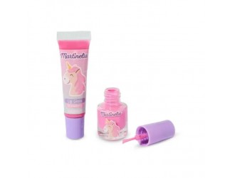 Set luciu de buze si oja copii Little Unicorn Duo Martinelia