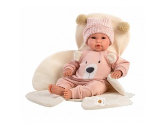 Papusa bebelus cu sunete si corp moale New Born 36cm Llorens