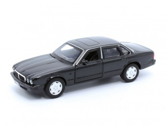 Macheta auto Jaguar XJ6, 1:36, Anthracite, TAYUMO Mecanism pull-back, sincron