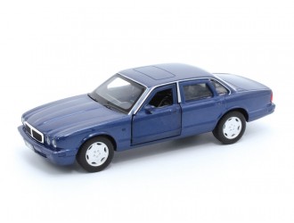 Macheta auto Jaguar XJ6, 1:36, Sapphire Blue, TAYUMO Mecanism pull-back, sincron