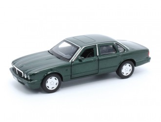 Macheta auto Jaguar XJ6, 1:36, Emerald Green, TAYUMO Mecanism pull-back, sincron