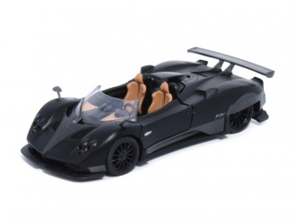 36120211 Модель автомобиля Pagani Zonda HP Barchetta, 1:36, Black Matt