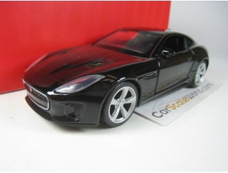 Macheta auto Jaguar F-Type, 1:36, Black, TAYUMO Mecanism pull-back, sincron