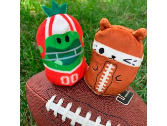Мягкая игрушка Cats Vs Pickles 2 в 1 – Котик и огурчик Спортсмены
