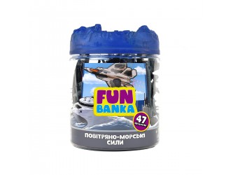 Set cu mini figurine Fortele Aeriene Fun Banka 47 el.