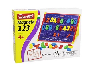 Tabla magnetica cu numere 64 el. Magneta 123 Quercetti