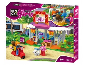 Set de constructie Spa pt animale de companie Blocki MyGirls Pet Spa