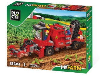 Set de constructie Combina de recoltare a sfeclei Blocki MyFarm Beet harvester