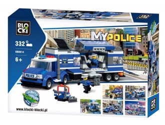 Конструктор мобильного полицейского участка Blocki MyPolice