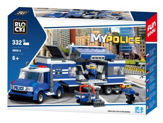 Set de constructie Sectie mobila de politie Blocki MyPolice