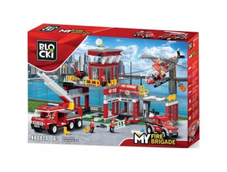 Set de constructie Statie de Pompieri 841 el. Blocki MyFireBrigade