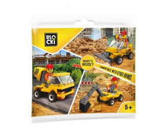 Pachet Set de constructie Excavator Blocki My City