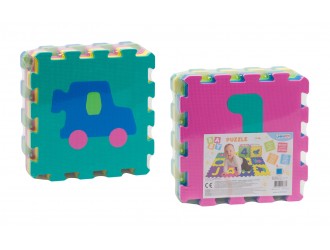 Мягкий пенопластовый пазл 9 шт. 30x10x30см 24387