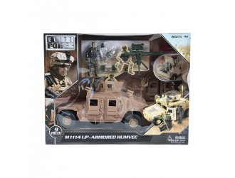 Игровой набор ELITE FORCE — БРОНЕАВТОМОБИЛЬ HUMVEE M1114 (машина, фигурка, аксесс.)