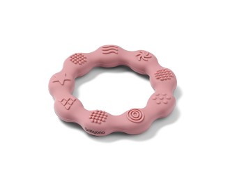 Силиконовые прорезыватели для зубов RING розовый