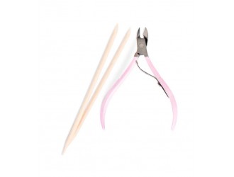 Cleste pentru cuticule IDC Institute asortate culori pastel