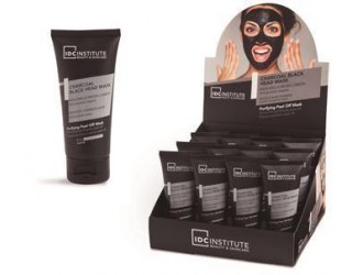Masca neagra purificatoare cu carbune activ in tub IDC Institute 60 ml
