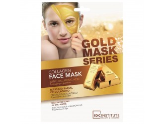 Masca pentru fata cu efect anti-imbatranire cu acid hialuronic si colagen Gold IDC Institute 60gr