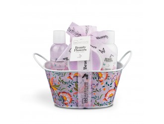 Набор для ухода из 4 косметических продуктов Beauty Flowers IDC Institute 500 мл