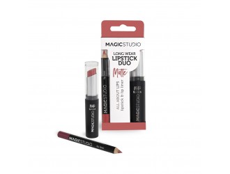 Набор Perfect Lips, матовая помада и соответствующий контурный карандаш Magic Studio