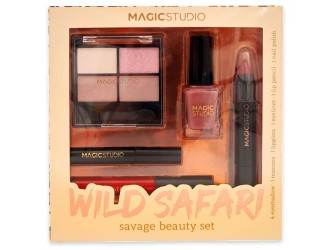 Set 6 produse cosmetice in cutie Savage Beauty Set Wild Safari Magic Studio