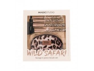 Set 4 pensule si gentuta cosmetica Wild Safari Magic Studio