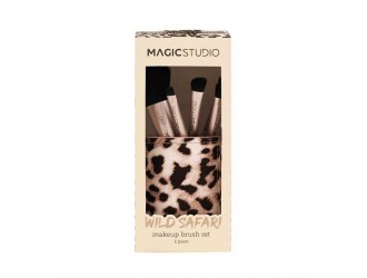 Set 6 pensule cu suport Wild Safari Magic Studio