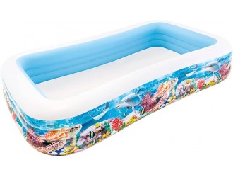 Piscina gonflabila pentru copii „Recif tropical” 305х183х56 cm, 1050 L, 6+, INTEX