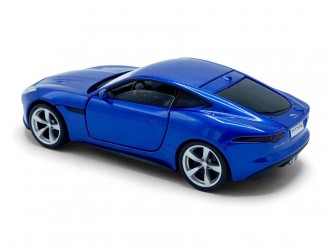Модель автомобиля Jaguar F-Type, 1:32, Синий, активное рулевое управление - передние колеса, подвеска, свет и звук