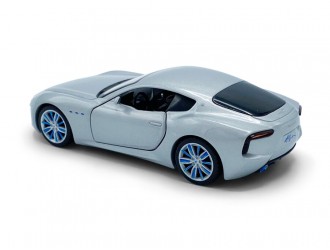 Maserati Alfieri модель автомобиля, 1:32, Серебро, активное рулевое управление - передние колеса, подвеска, свет и звук