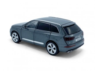 Audi Q7 модель автомобиля, 1:32, Серый, активное рулевое управление - передние колеса, подвеска, свет и звук