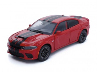 Модель автомобиля Dodge Charger, 1:32, Красный, активное рулевое управление - передние колеса, подвеска, свет и звук