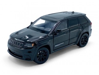 Модель Jeep Grand Cherokee Trackhawk, 1:32, Черный, активное рулевое управление - передние колеса, подвеска, свет и звук