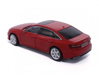 Audi A6 модель автомобиля, 1:32, Красный активное рулевое управление - передние колеса, подвеска, свет и звук