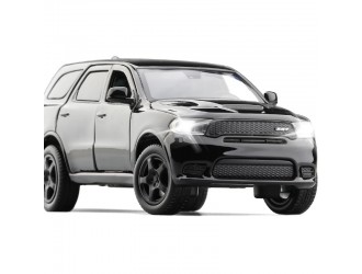 Dodge Durango SRT модель автомобиля, 1:32, Черный активное рулевое управление - передние колеса, подвеска, свет и звук